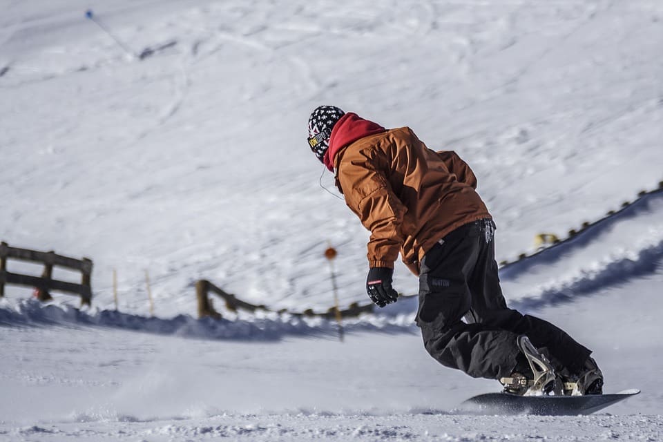 Snowboarding in Avoriaz