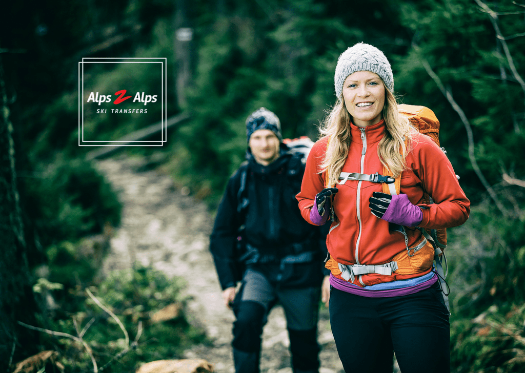 hiking in the alps