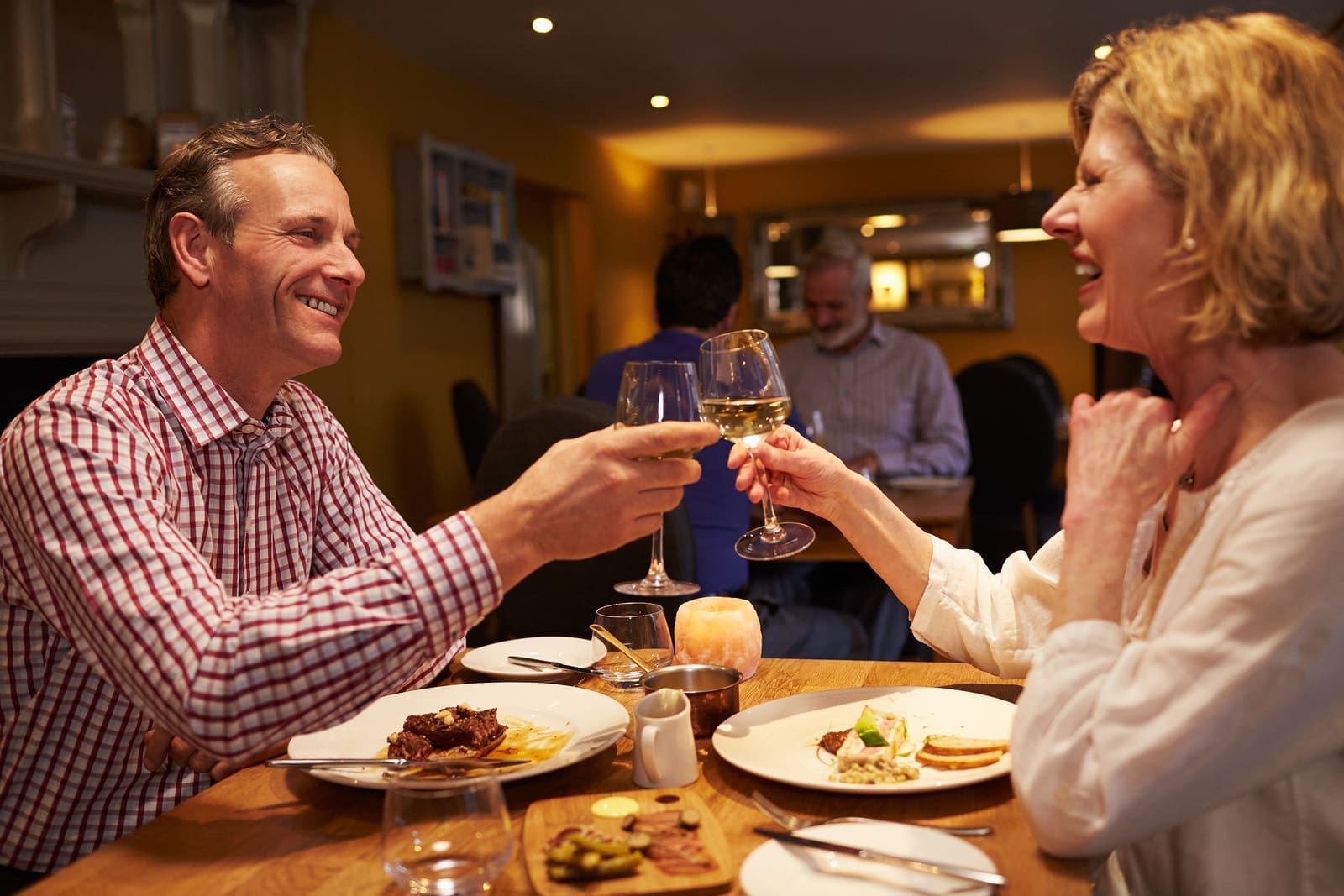 Dining at an Avoriaz restaurant