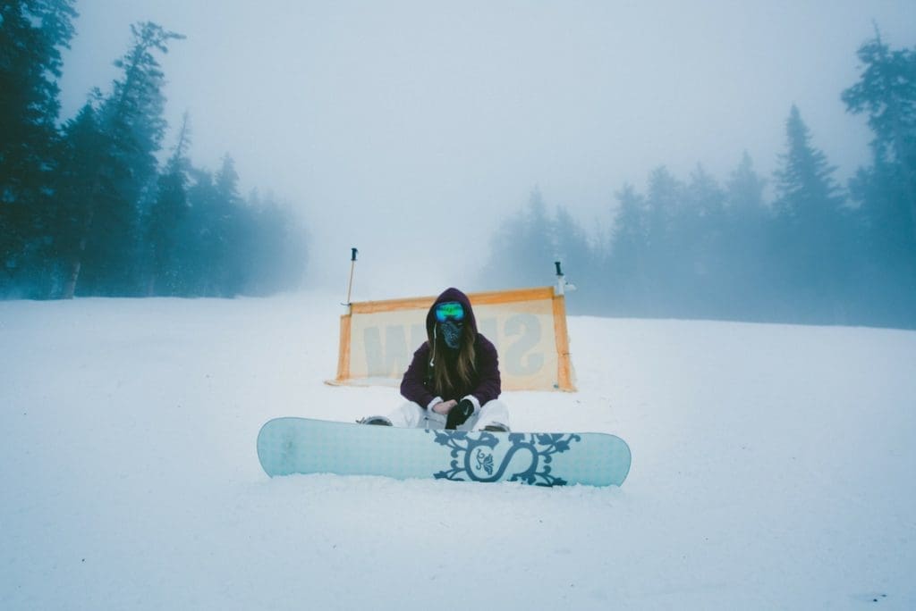 snowboarding