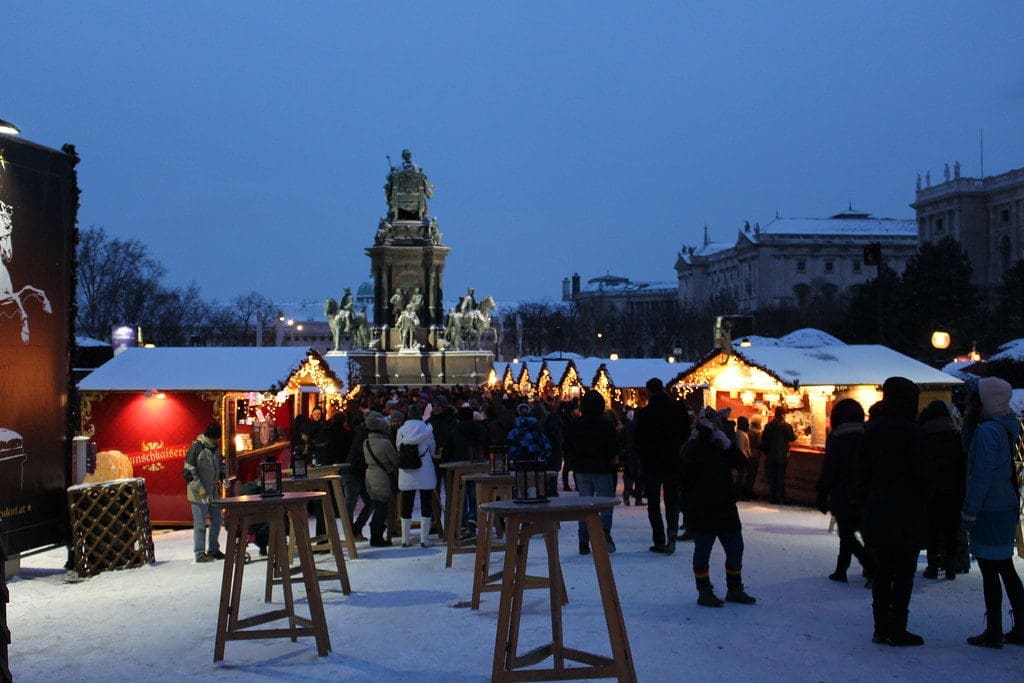 Christmas market in Austria