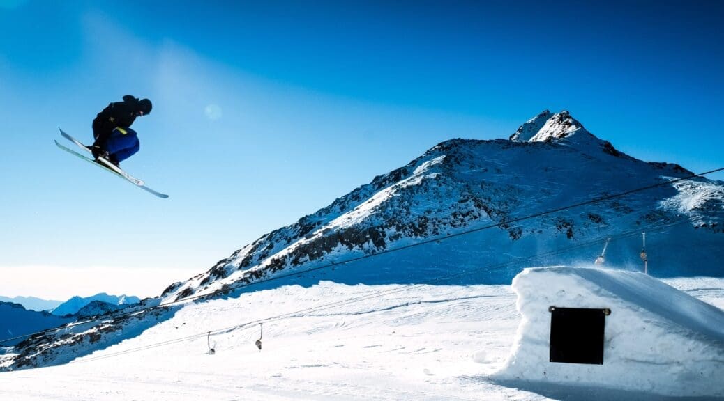 Skiing in the Alps