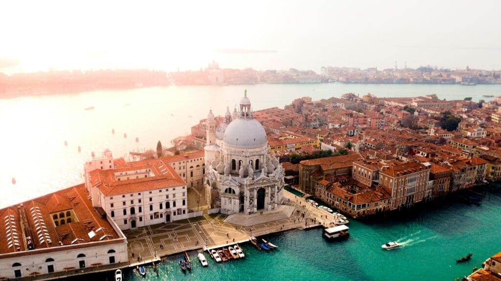 Aerial view of Venice