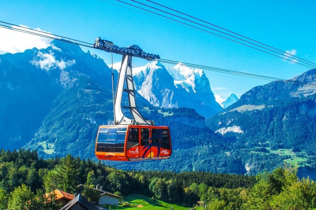 Cable Car in the Alps