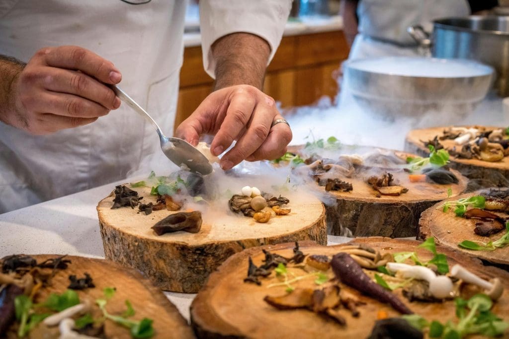 Fine dining in the Alps