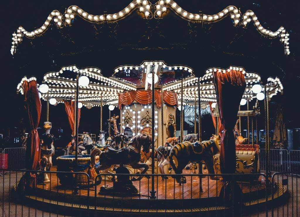 Les Gets carousel
