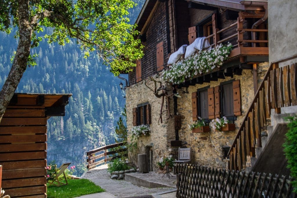 Authentic Alpine village