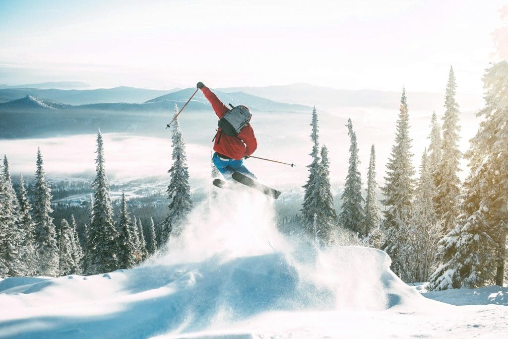 Skiing in Bansko, Bulgaria