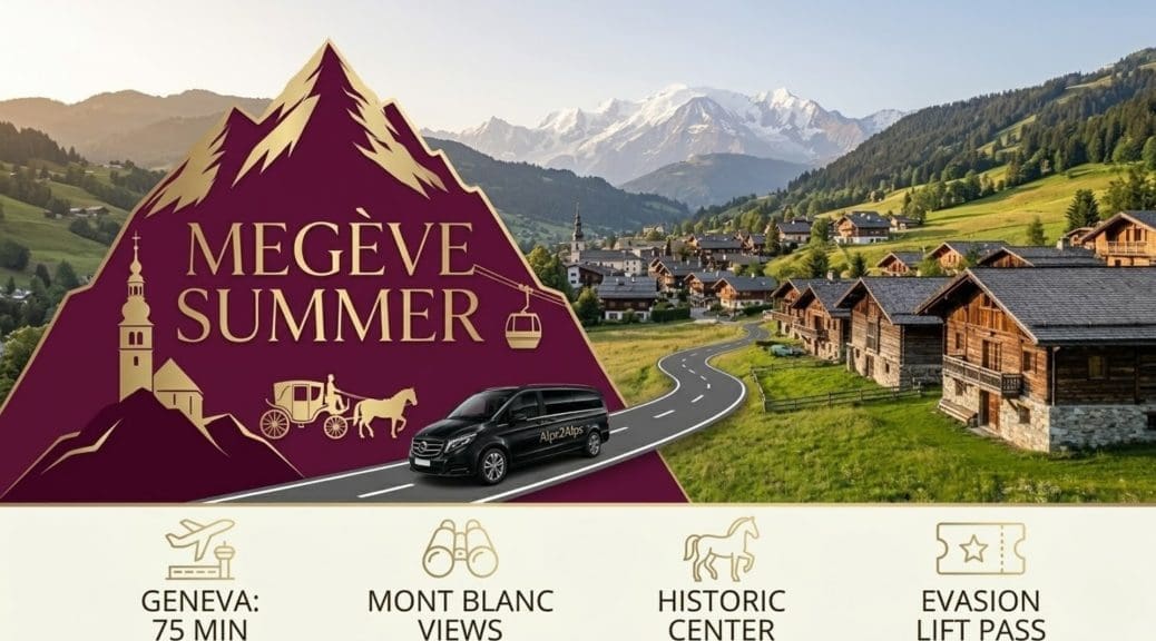 Building Summer Sightseeing Travel Itineraries for Megève