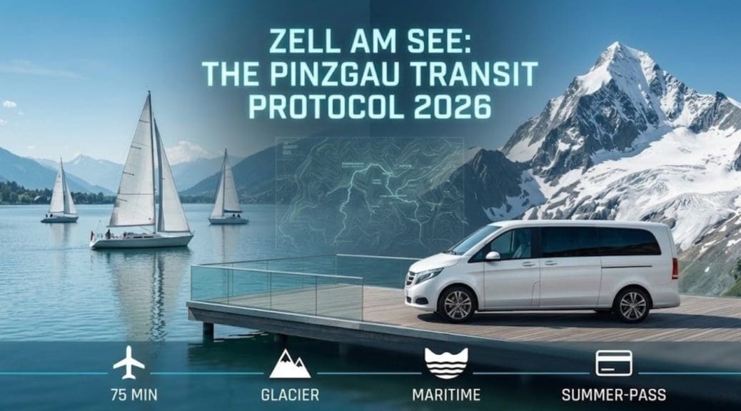 Alpine Lake and Mountain Transport Routes from Salzburg to Zell am See